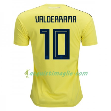 Divisa di Calcio Colombia Valderrama 10 Prima Mondiali 2018